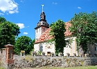 St. Andreaskirche zu Nehringen mit Wehrmauer : Kirche, Wehrmauer